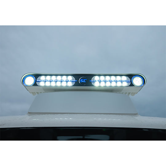 Shadow-Caster Eagle Ray LED Light Bar - White Housing  Dual Optics