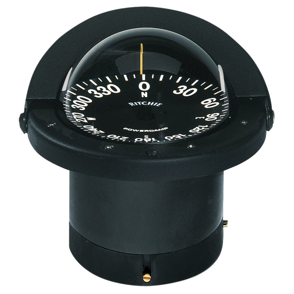 Ritchie FN-201 Navigator Compass - Flush Mount - Black - Deckhand Marine Supply