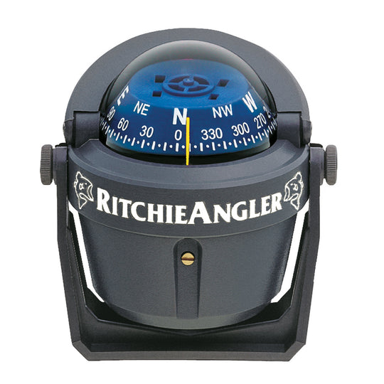 Ritchie RA-91 RitchieAngler Compass - Bracket Mount - Gray - Deckhand Marine Supply