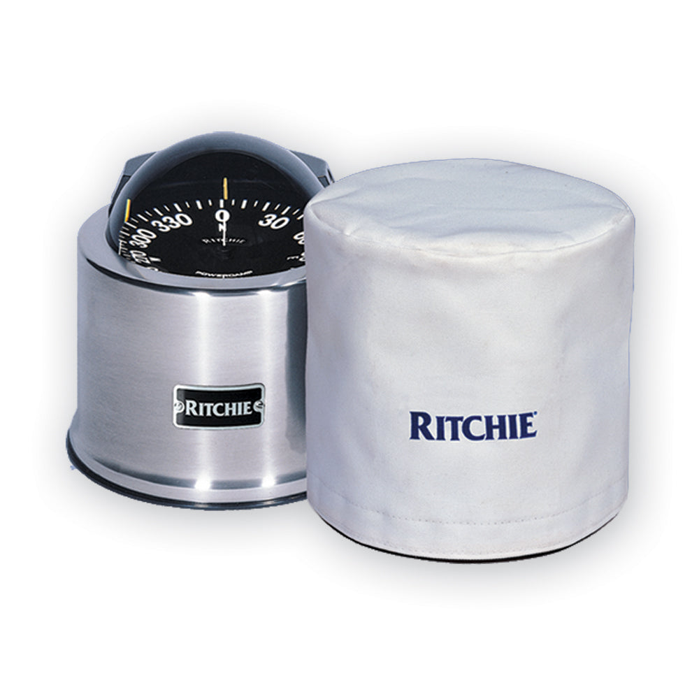 Ritchie GM-5-C 5" GlobeMaster Binnacle Mount Compass Cover - White - Deckhand Marine Supply