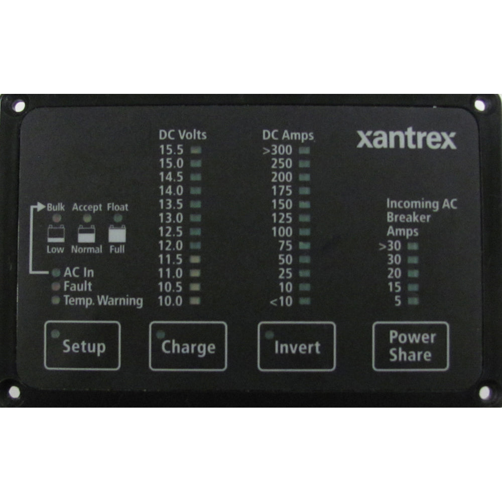 Xantrex Heart FDM-12-25 Remote Panel, Battery Status & Freedom Inverter/Charger Remote Control - Deckhand Marine Supply