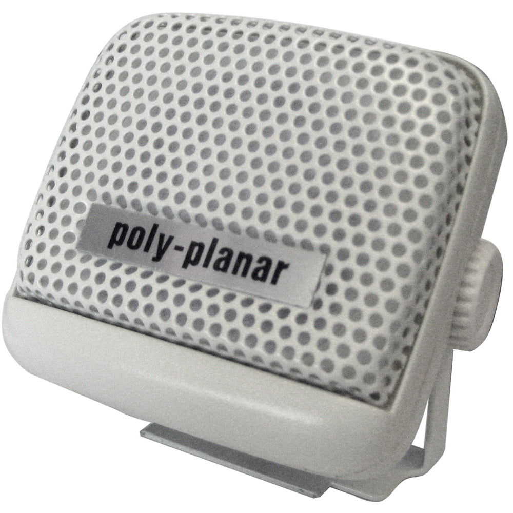 Poly-Planar MB-21 8 Watt VHF Extension Speaker - White - Deckhand Marine Supply