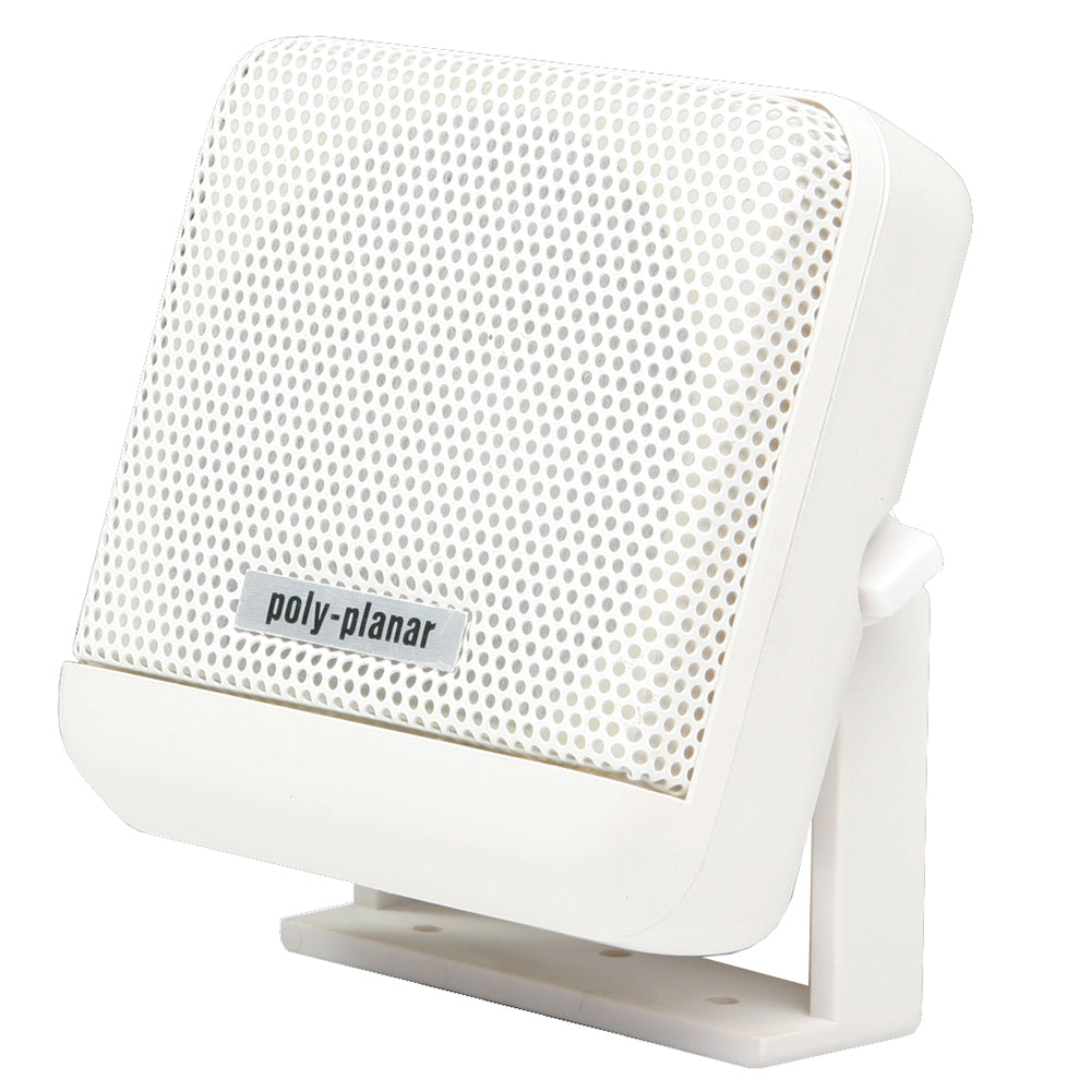 Poly-Planar MB-41 10 Watt VHF Extension Speaker - White - Deckhand Marine Supply