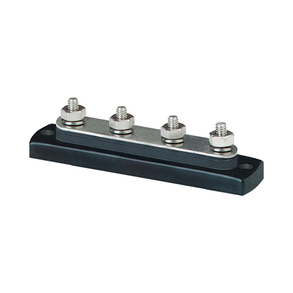 Blue Sea 2305 MiniBus 100 Ampere Common BusBar 4 x 10-32 Stud Terminal - Deckhand Marine Supply