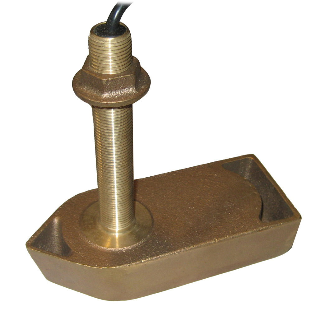 SI-TEX 307-50-200T 8 Pin Bronze Thru-Hull Transducer f/CVS-832 - Deckhand Marine Supply