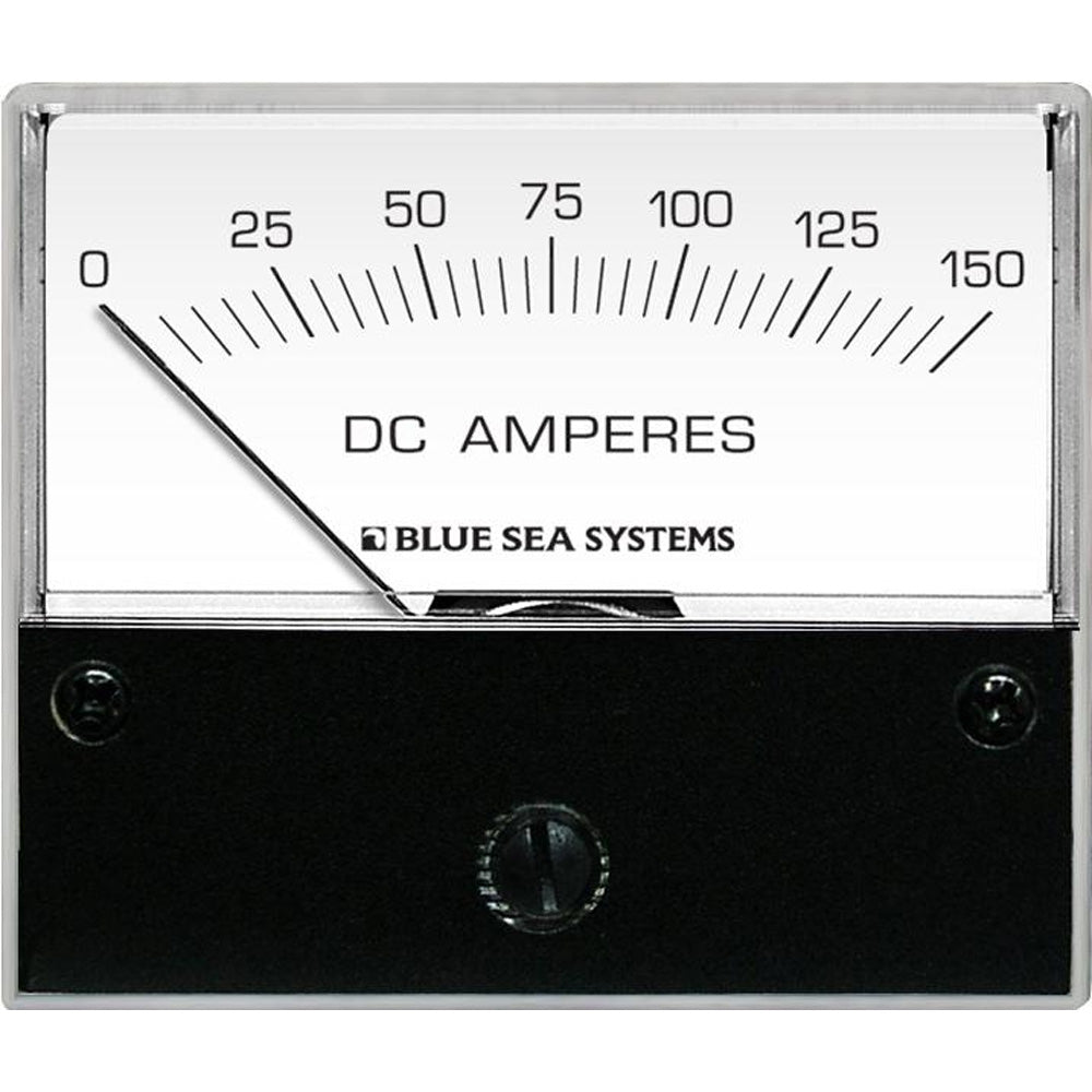 Blue Sea 8018 DC Analog Ammeter - 2-3/4" Face, 0-150 Amperes DC - Deckhand Marine Supply