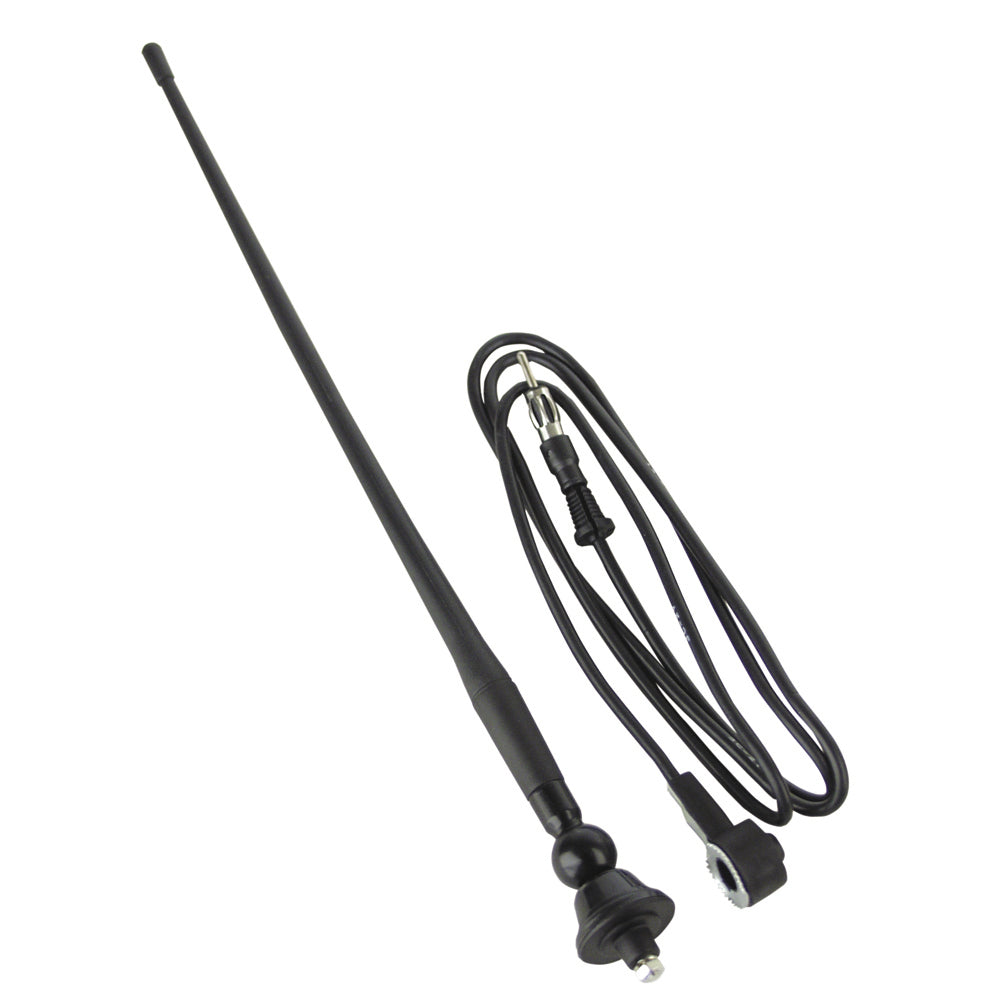 Boss Audio MRANT12 AM/FM Rubber Antenna - Black - Deckhand Marine Supply