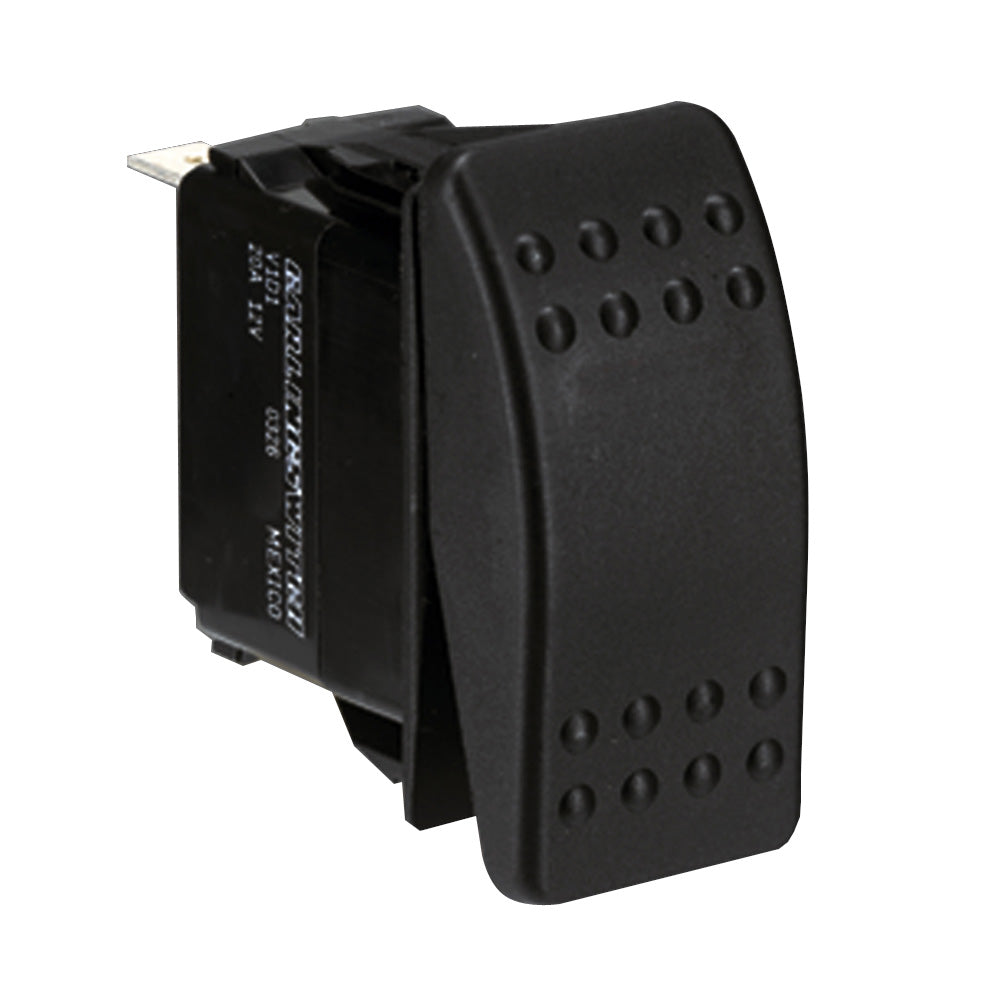 Paneltronics Switch SPST Black On/On Rocker - Deckhand Marine Supply