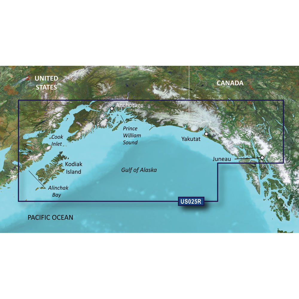 Garmin BlueChart g3 Vision HD - VUS025R - Anchorage - Juneau - microSD/SD - Deckhand Marine Supply