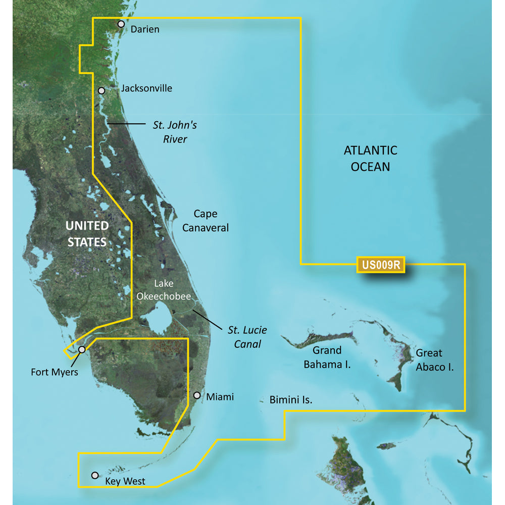 Garmin BlueChart g3 Vision HD - VUS009R - Jacksonville - Key West - microSD/SD - Deckhand Marine Supply