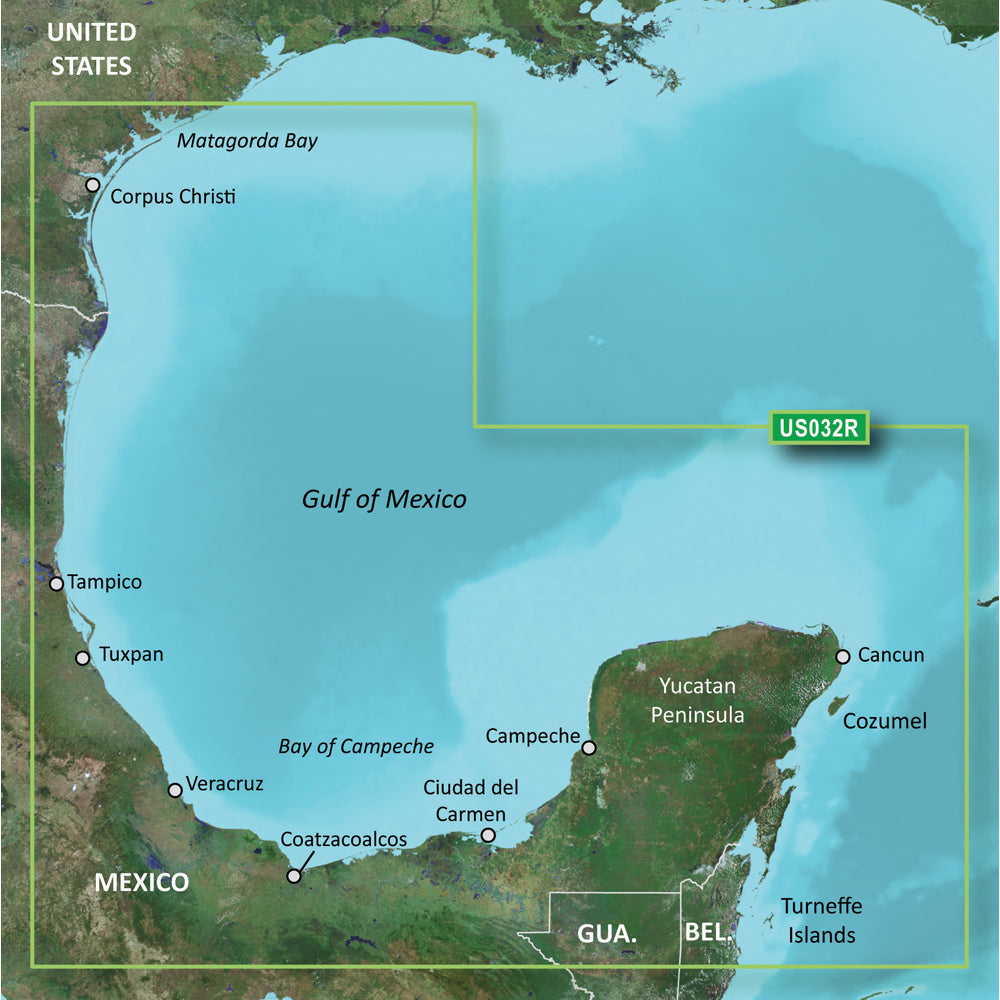 Garmin BlueChart g3 Vision HD - VUS032R - Southern Gulf of Mexico - microSD/SD - Deckhand Marine Supply