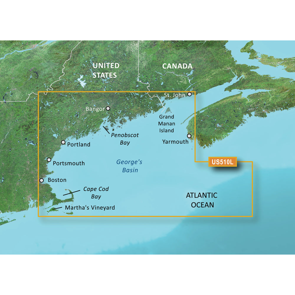 Garmin BlueChart g3 Vision HD - VUS510L - St. John - Cape Cod - microSD/SD - Deckhand Marine Supply