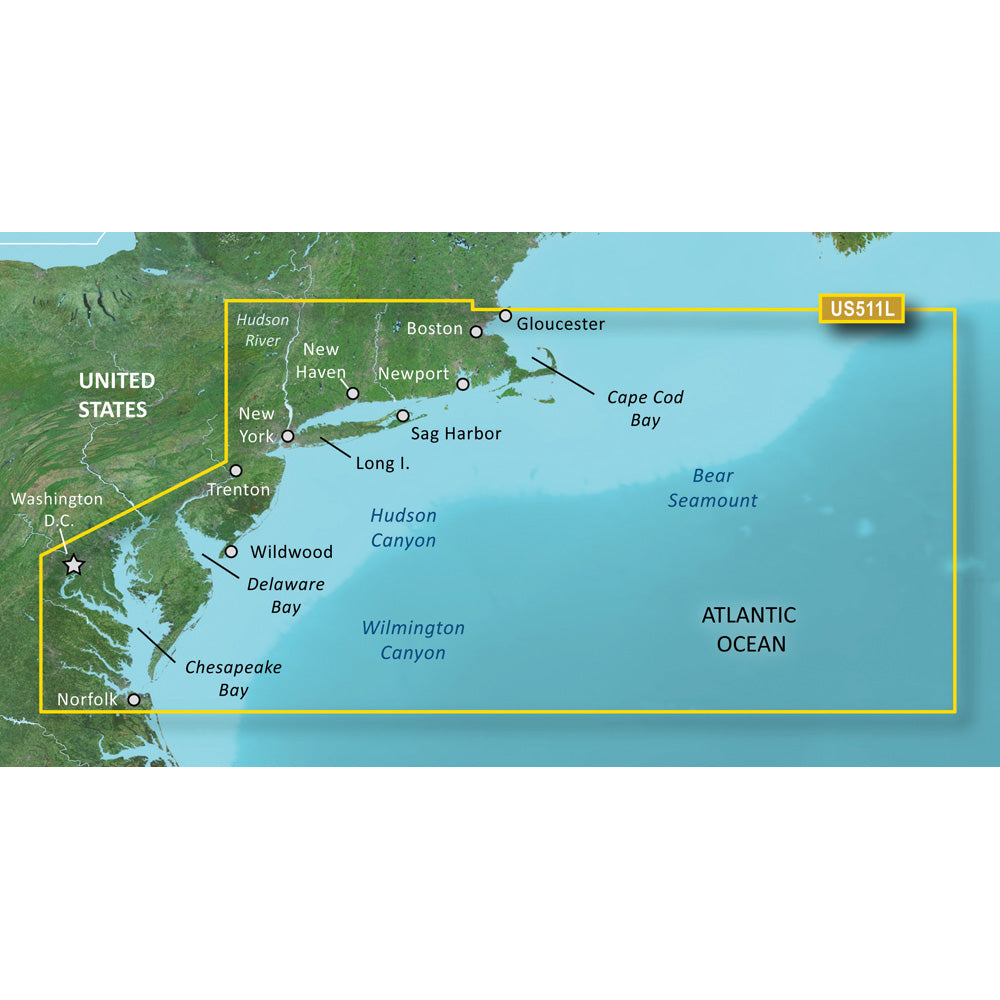 Garmin BlueChart g3 Vision HD - VUS511L - Boston - Norfolk - microSD/SD - Deckhand Marine Supply