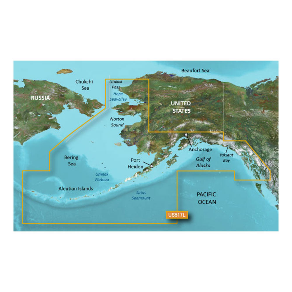 Garmin BlueChart g3 Vision HD - VUS517L - Alaska South - microSD/SD - Deckhand Marine Supply