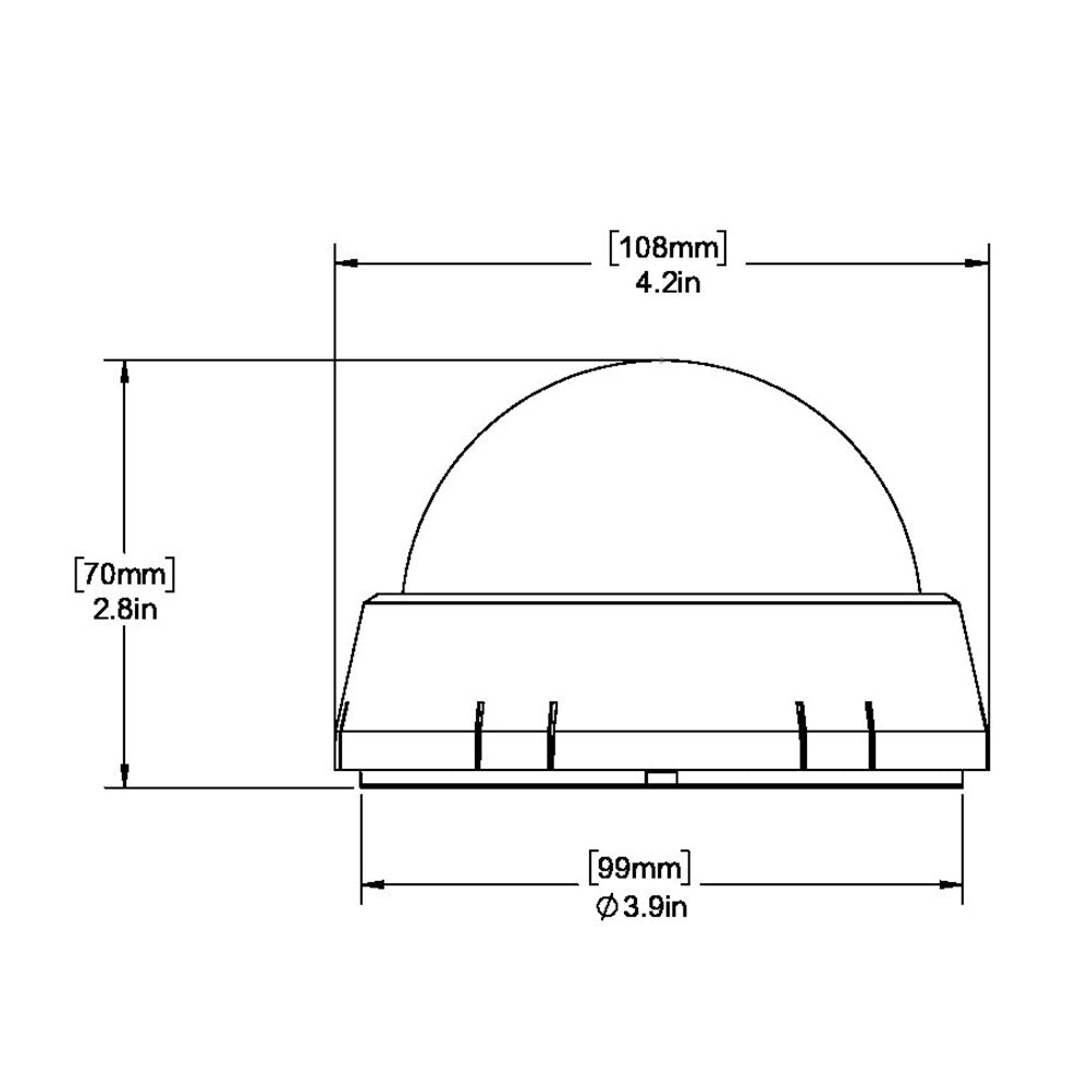 Ritchie XP-98W X-Port Tactician Compass - Surface Mount - White - Deckhand Marine Supply