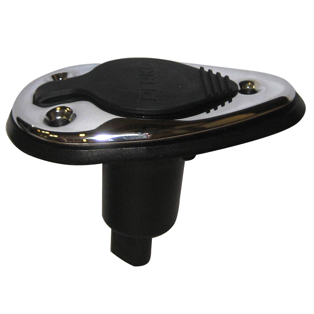 Perko Threaded Collar Pole Light Mounting Base - 2 Pin - Stainless Steel - Deckhand Marine Supply