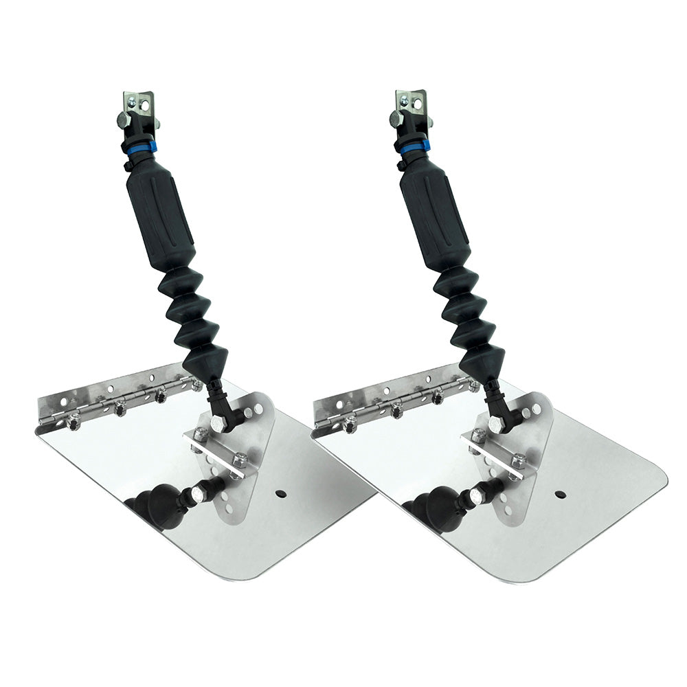 Nauticus ST980-30 Smart Tab Trim Tabs 9 X 8 f/13-15' Boats w/30-40 HP - Deckhand Marine Supply