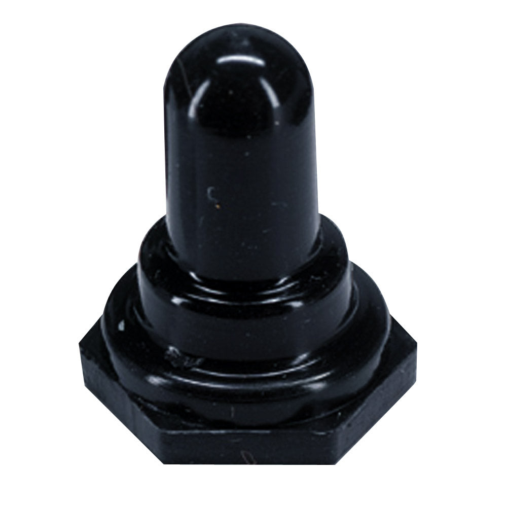 Paneltronics Toggle Switch Boot - 5/8" Hex Nut - Black - Deckhand Marine Supply