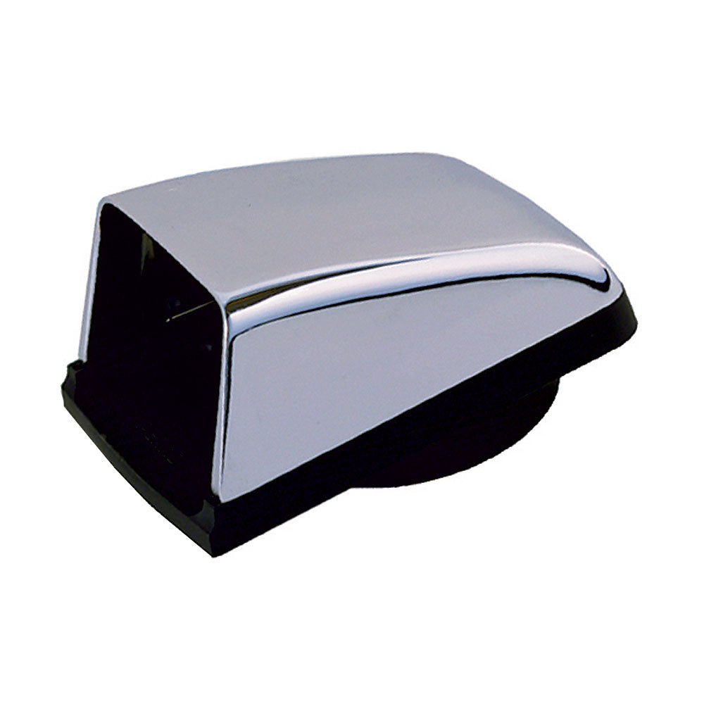 Perko Chromalex Cowl Vent - 3" Duct - Chrome Plated Zinc - Deckhand Marine Supply