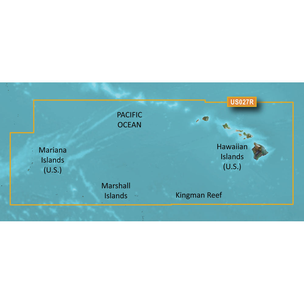 Garmin BlueChart g3 HD - HXUS027R - Hawaiian Islands - Mariana Islands - microSD/SD - Deckhand Marine Supply