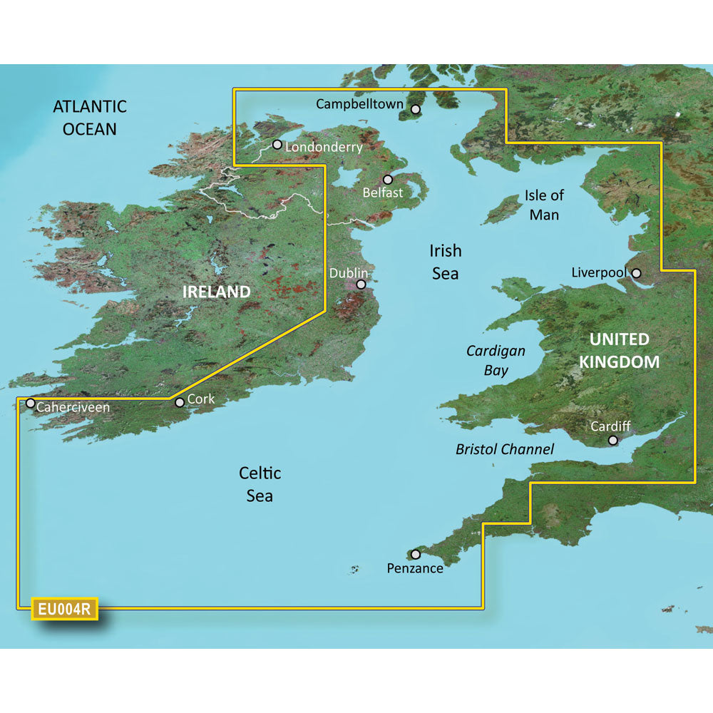 Garmin BlueChart g3 HD - HXEU004R - Irish Sea - microSD/SD - Deckhand Marine Supply