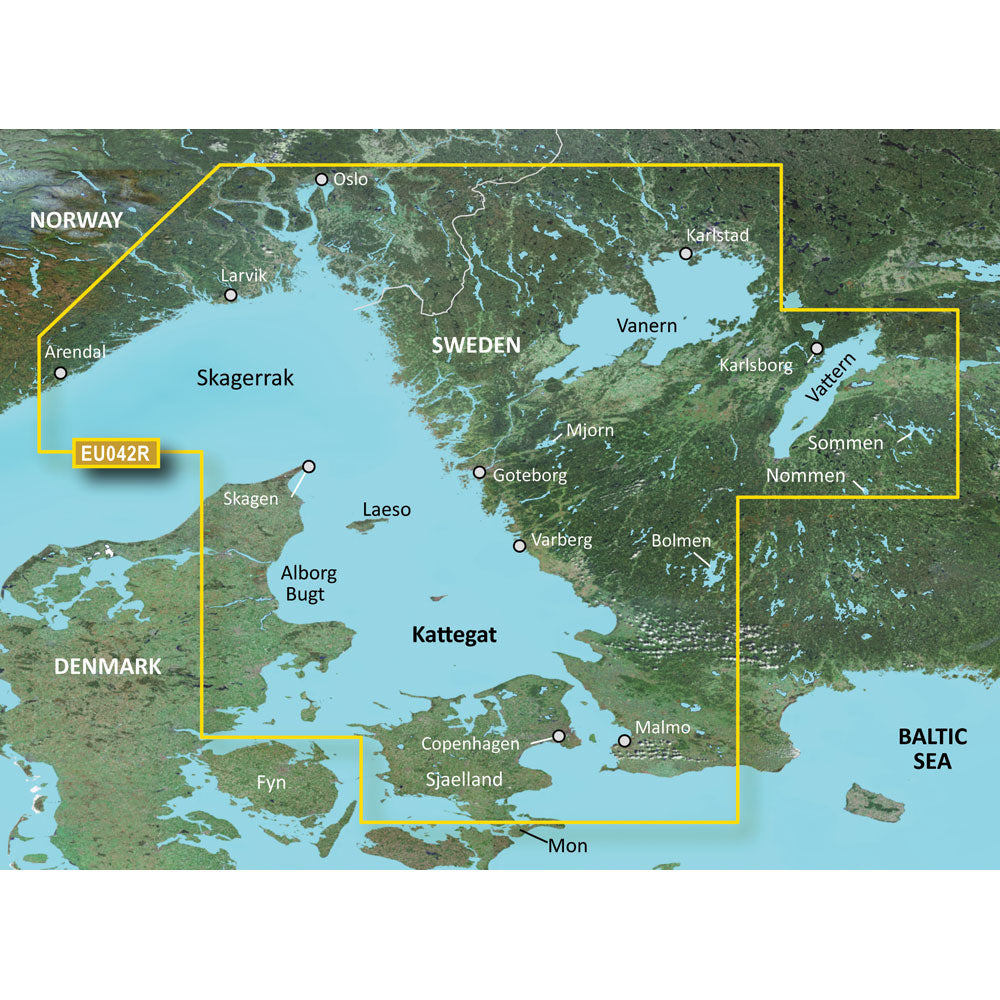 Garmin BlueChart g3 HD - HXEU042R - Oslo to Trelleborg - microSD/SD - Deckhand Marine Supply