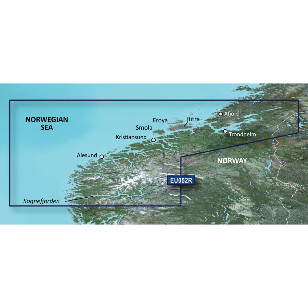 Garmin BlueChart g3 HD - HXEU052R - Sognefjorden - Svefjorden - microSD/SD - Deckhand Marine Supply