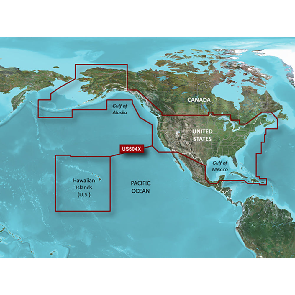 Garmin BlueChart g3 HD - HXUS604x - US All  Canadian West - microSD/SD - Deckhand Marine Supply