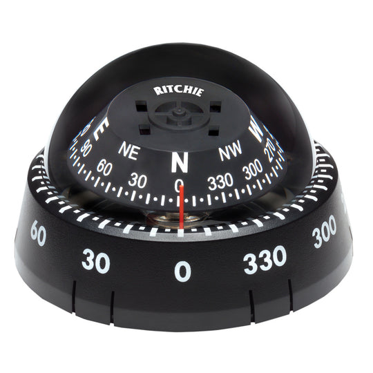 Ritchie XP-99 Kayaker Compass - Surface Mount - Black - Deckhand Marine Supply