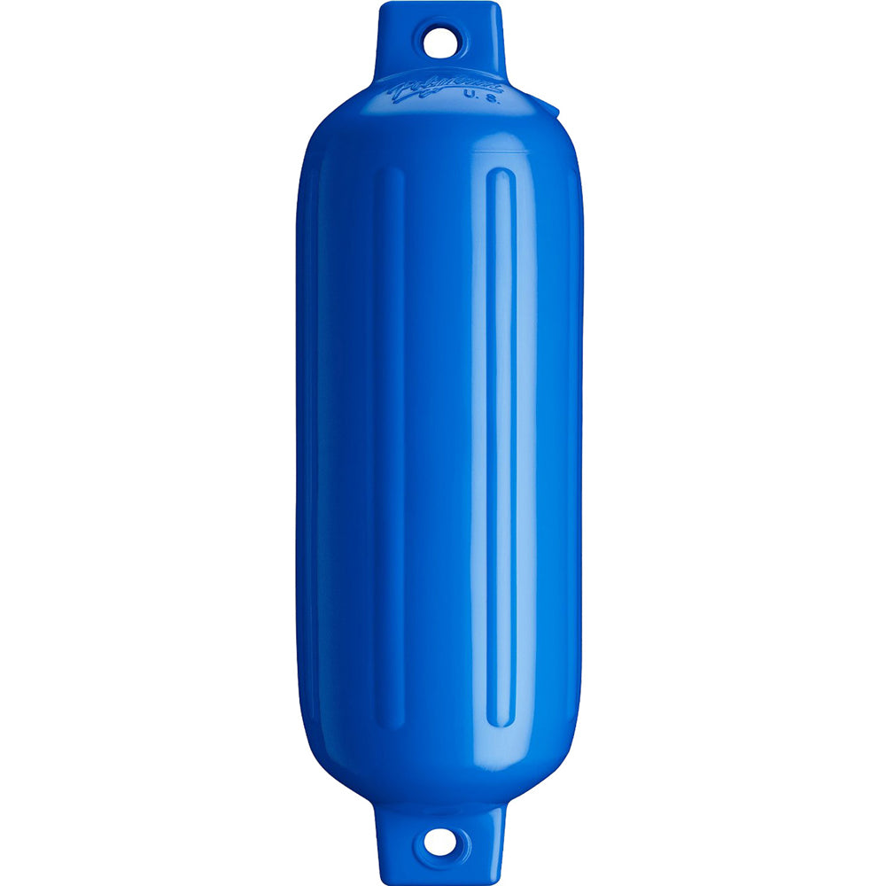 Polyform G-4 Twin Eye Fender 6.5" x 22" - Blue - Deckhand Marine Supply