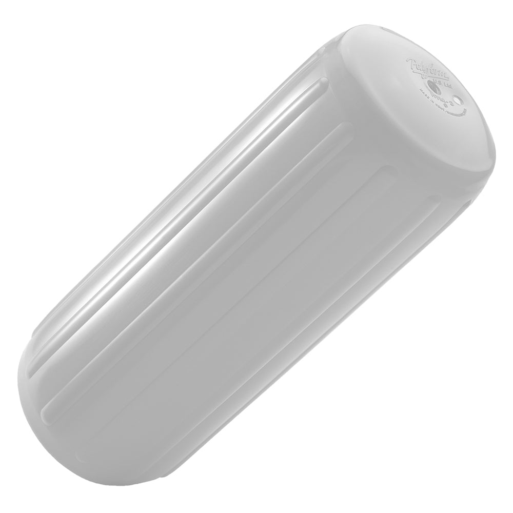 Polyform HTM-3 Fender 10.5" x 27" - White - Deckhand Marine Supply