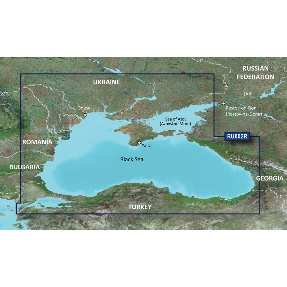 Garmin BlueChart g3 HD - HXRU002R - Black Sea  Azov Sea - microSD/SD - Deckhand Marine Supply