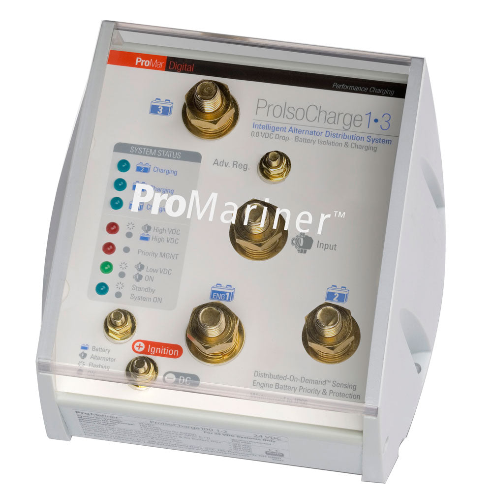 ProMariner ProIsoCharge Battery Isolator 120Amp 1-Alt 3-Bat - 12V - Deckhand Marine Supply