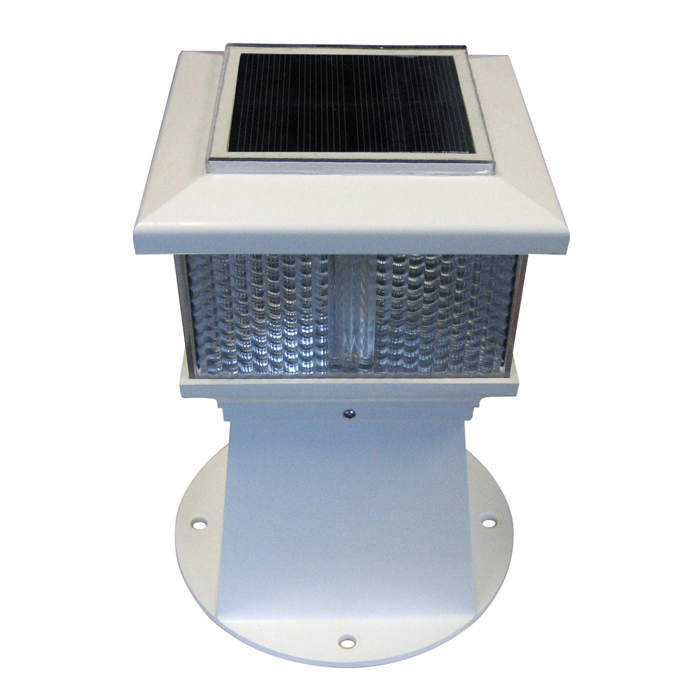 Dock Edge Solar Piling Light - Deckhand Marine Supply