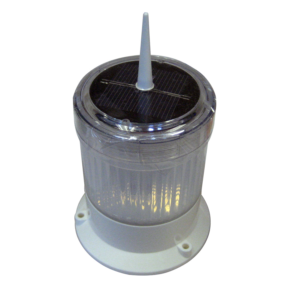 Dock Edge Solar Piling Cap Light - Deckhand Marine Supply