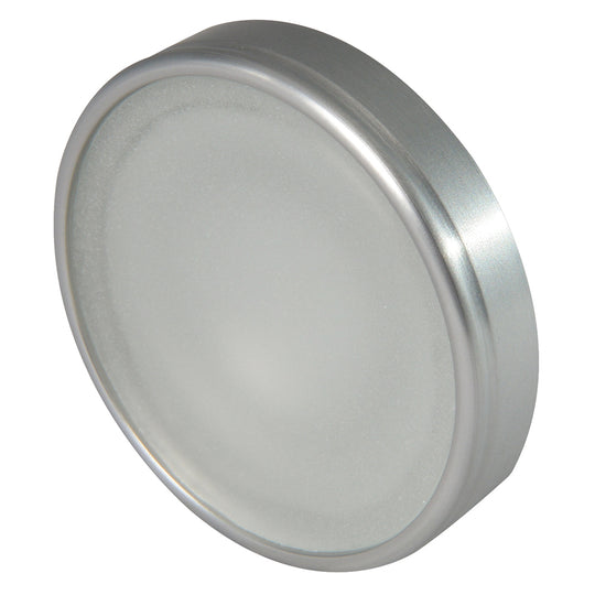 Lumitec Halo - Flush Mount Down Light - Brushed Finish - 4-Color White/Blue/Red/Purple Non-Dimming - Deckhand Marine Supply