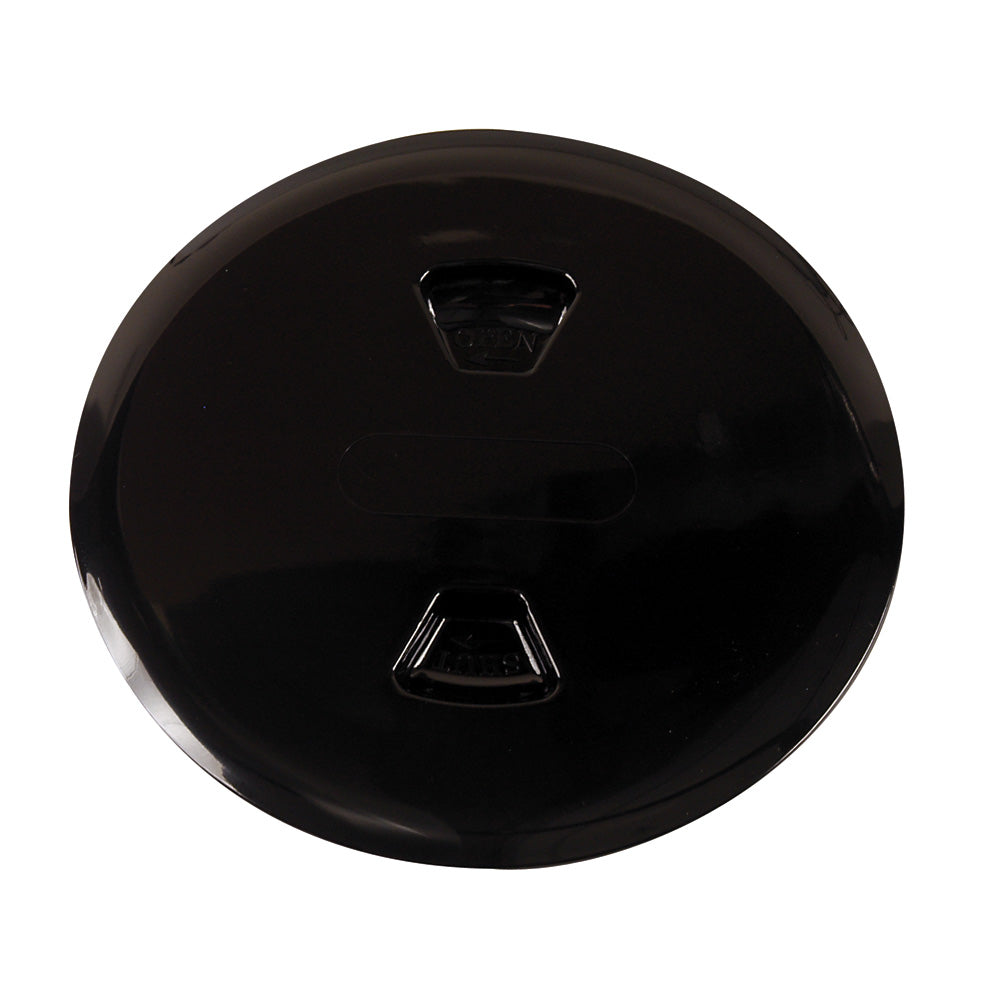 Beckson 5" Twist-Out Deck Plate - Black - Deckhand Marine Supply