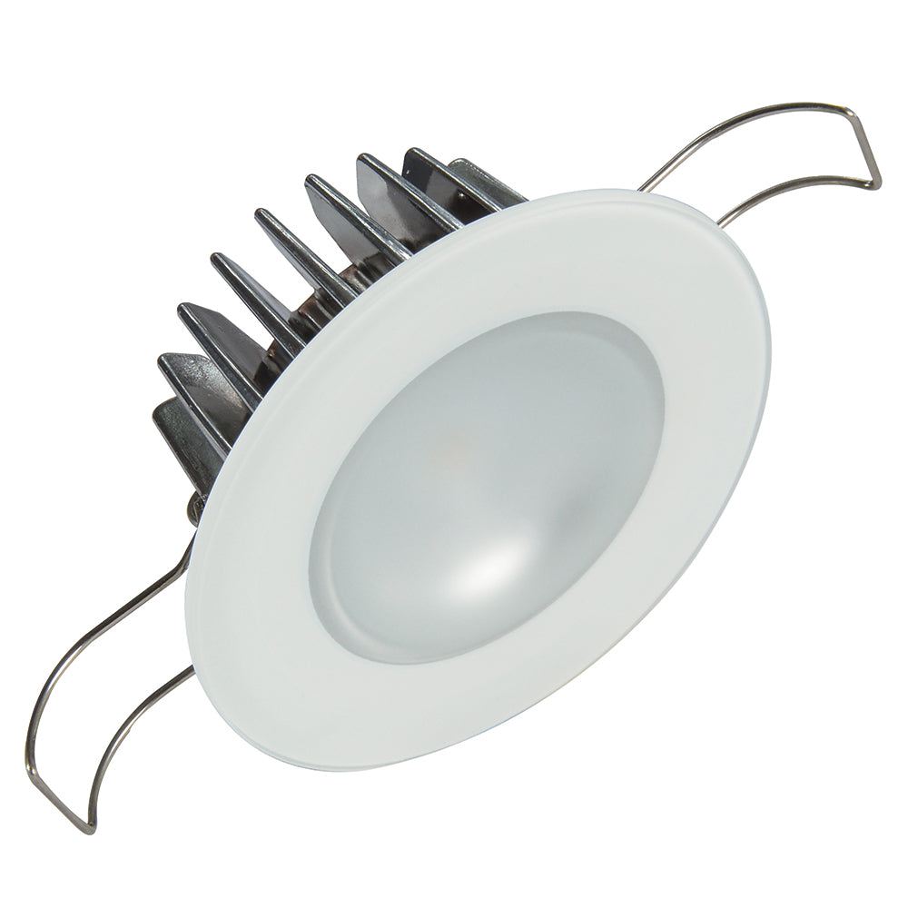 Lumitec Mirage - Flush Mount Down Light - Glass Finish/No Bezel - Warm White Dimming - Deckhand Marine Supply