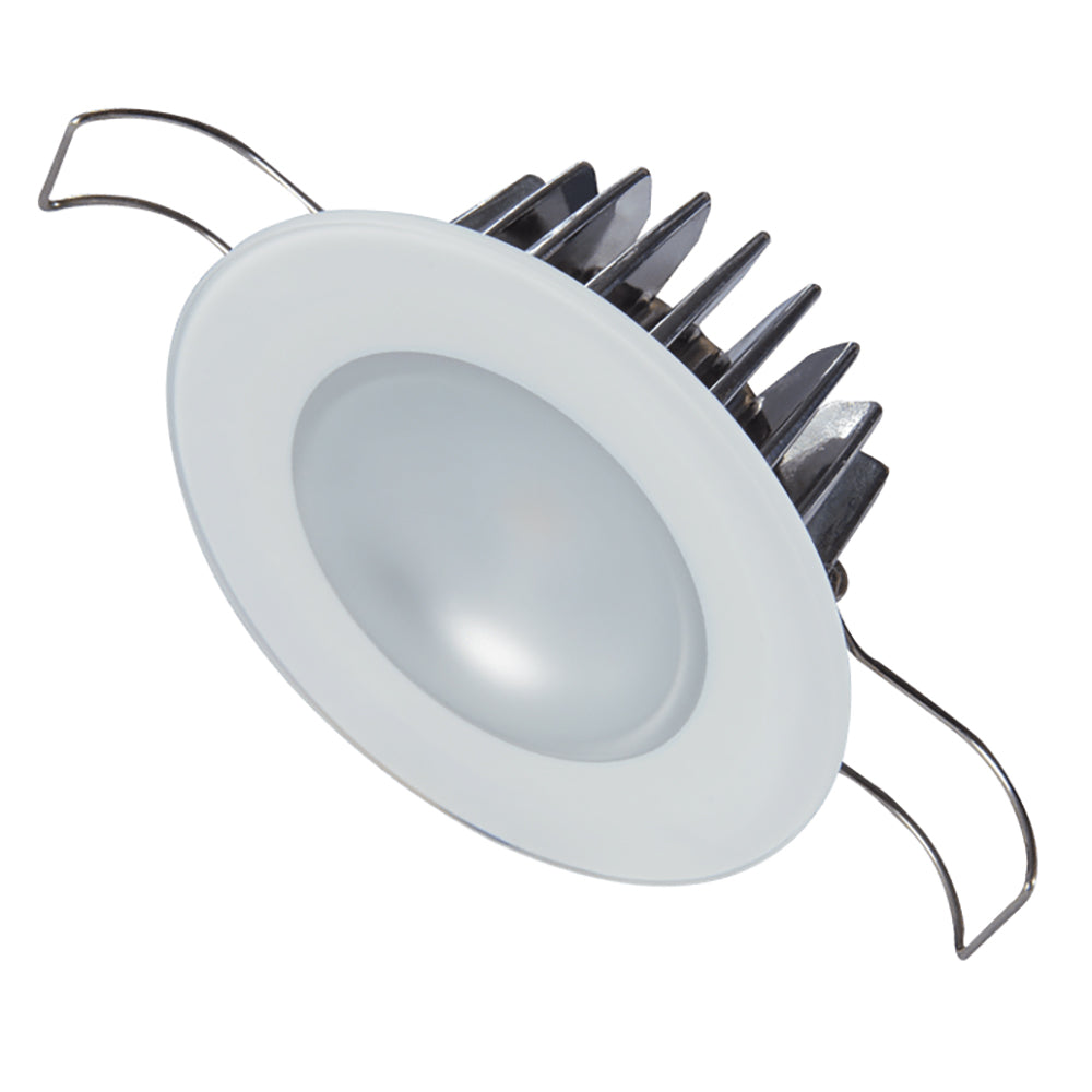 Lumitec Mirage - Flush Mount Down Light - Glass Finish/No Bezel - Warm White Dimming - Deckhand Marine Supply