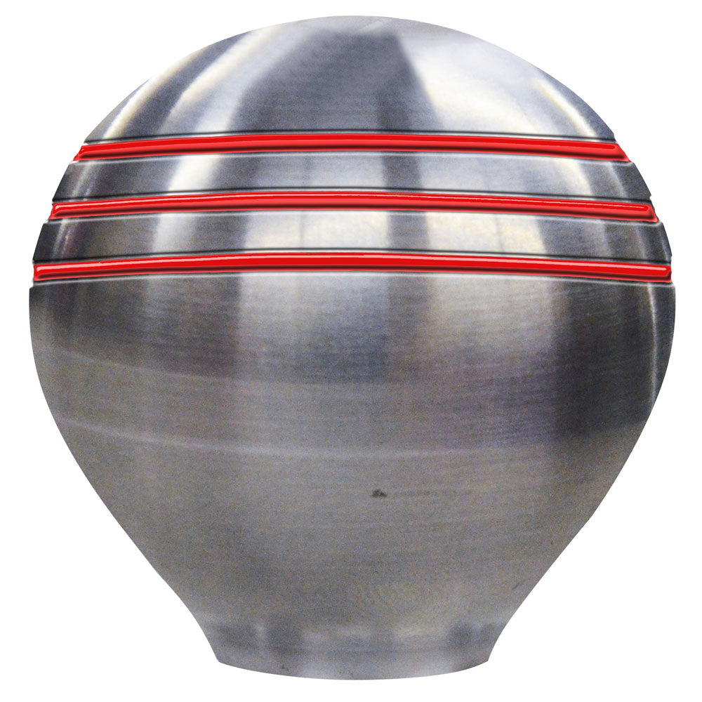 Schmitt Marine Throttle Knob - 1-1/2" - Red Grooves - Deckhand Marine Supply