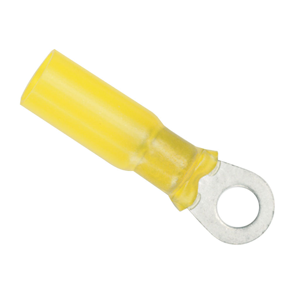 Ancor 12-10 Gauge - 1/4" Heat Shrink Ring Terminal - 100-Pack - Deckhand Marine Supply