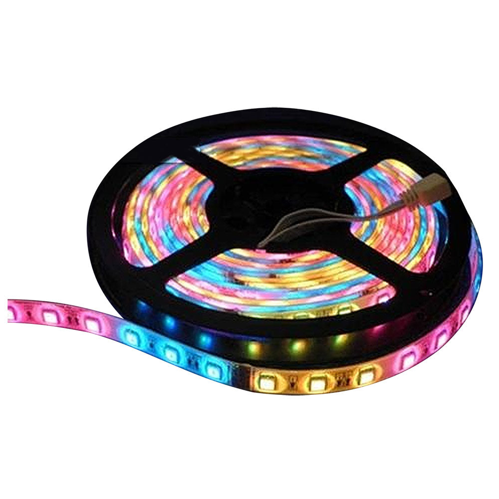 Lunasea Waterproof IP68 LED Strip Lights - Red/Green/Blue - 5M - Deckhand Marine Supply