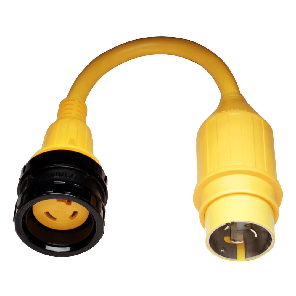 Marinco 110A Pigtail Adapter - 30A Female to 50A Male - Deckhand Marine Supply