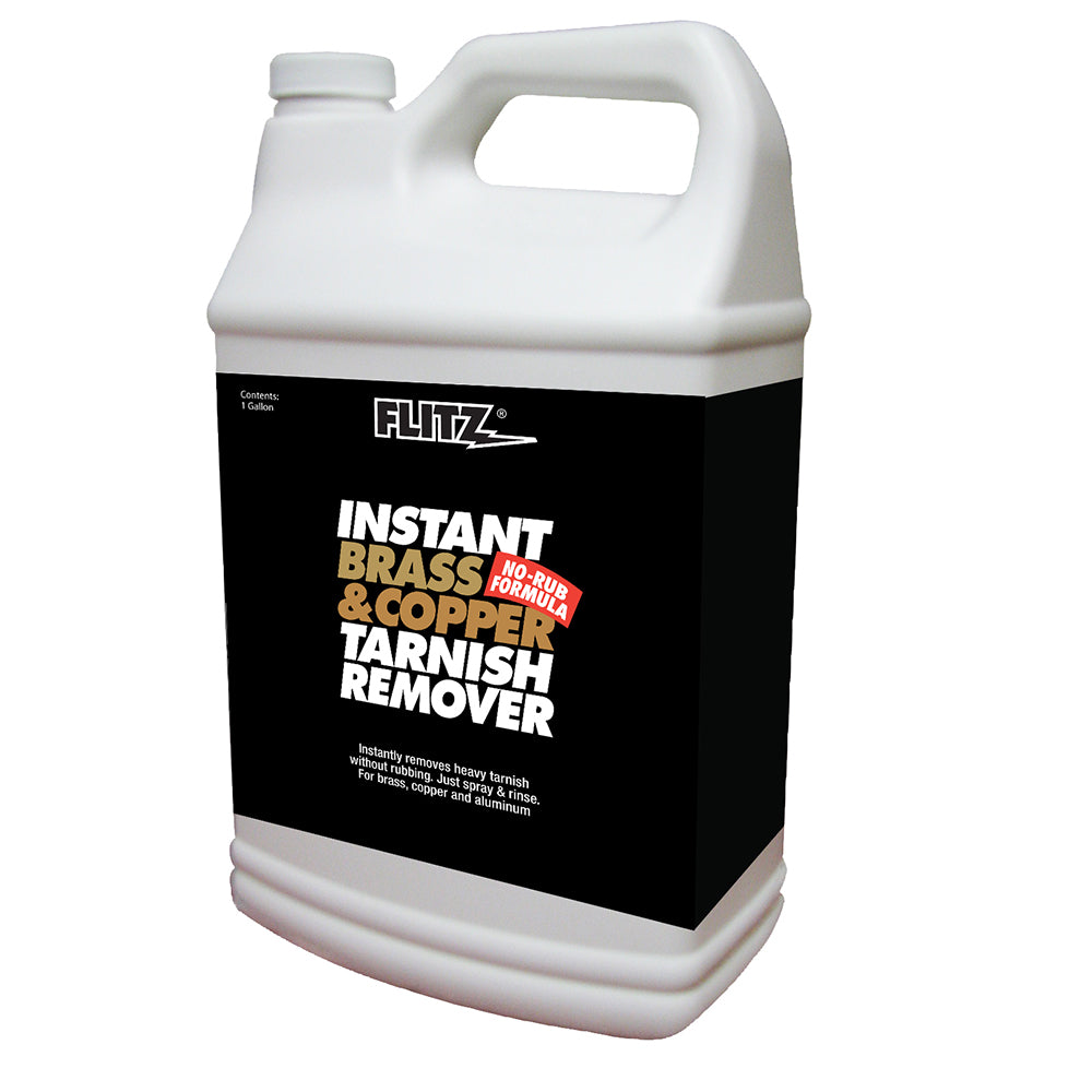 Flitz Instant Brass & Copper Tarnish Remover - 1 Gallon - Deckhand Marine Supply