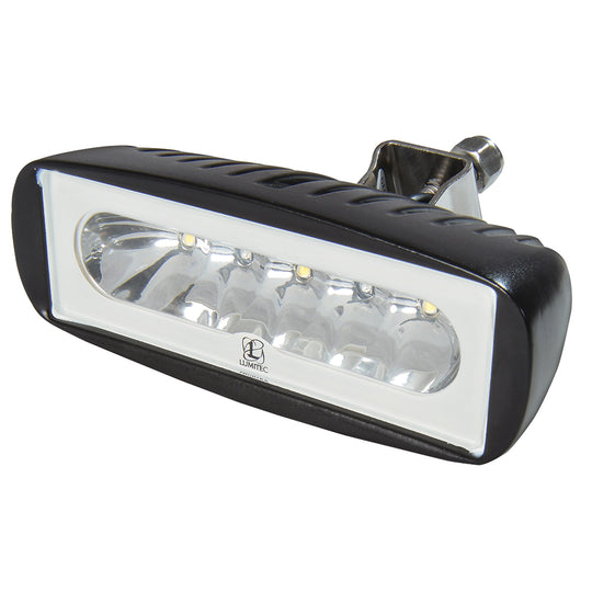 Lumitec Caprera2 - LED Flood Light - Black Finish - 2-Color White/Red Dimming - Deckhand Marine Supply