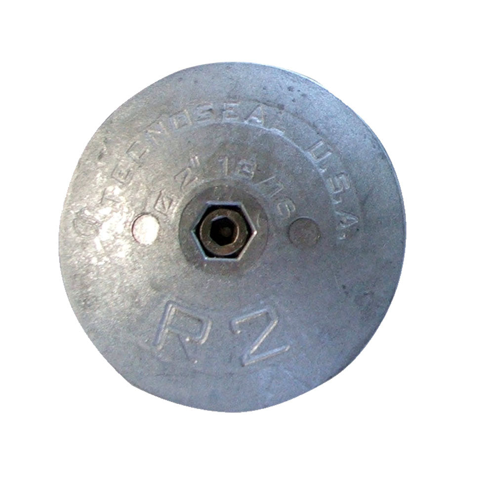 Tecnoseal R2 Rudder Anode - Zinc - 2-13/16" Diameter - Deckhand Marine Supply