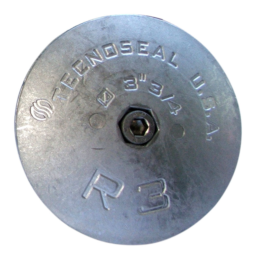 Tecnoseal R3 Rudder Anode - Zinc - 3-3/4" Diameter - Deckhand Marine Supply