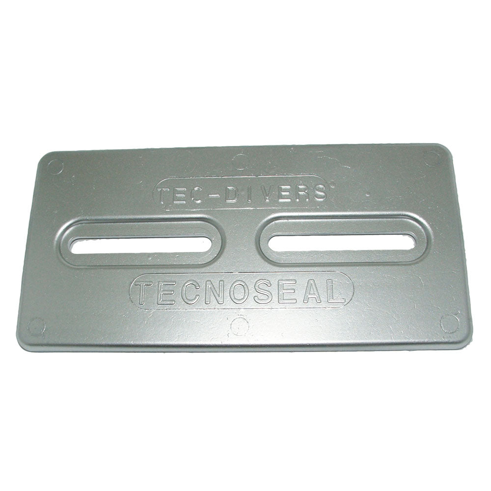 Tecnoseal TEC-DIVERS Plate Anode - Zinc - Deckhand Marine Supply