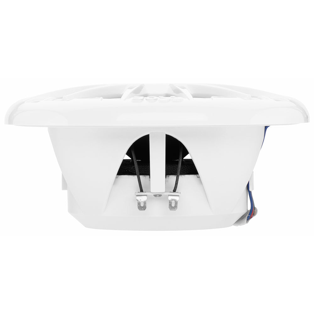 Boss Audio 6.5" MRGB65 Speakers w/RGB Lighting - White - 200W - Deckhand Marine Supply