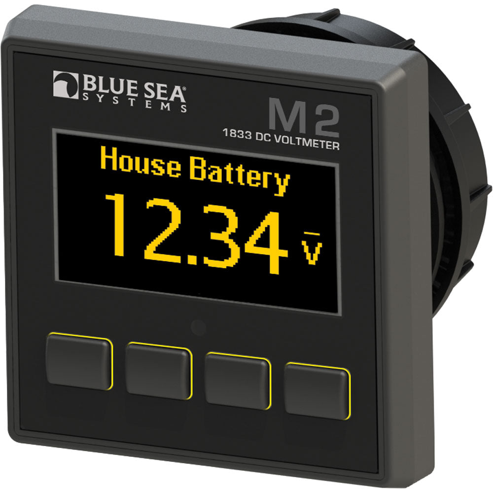 Blue Sea 1833 M2 DC Voltmeter - Deckhand Marine Supply